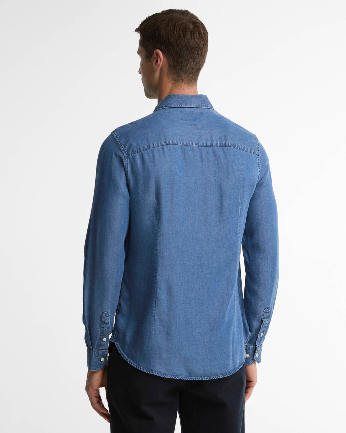 Barbour Burnett Denim Tailored Long-Sleeved Shirt