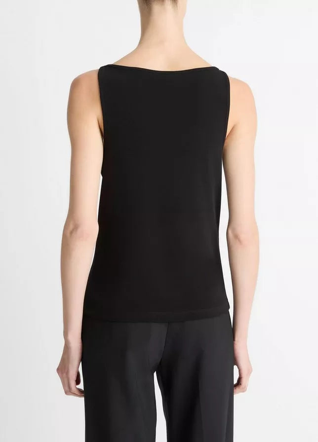 Vince Matte Jersey Boat-Neck Tank