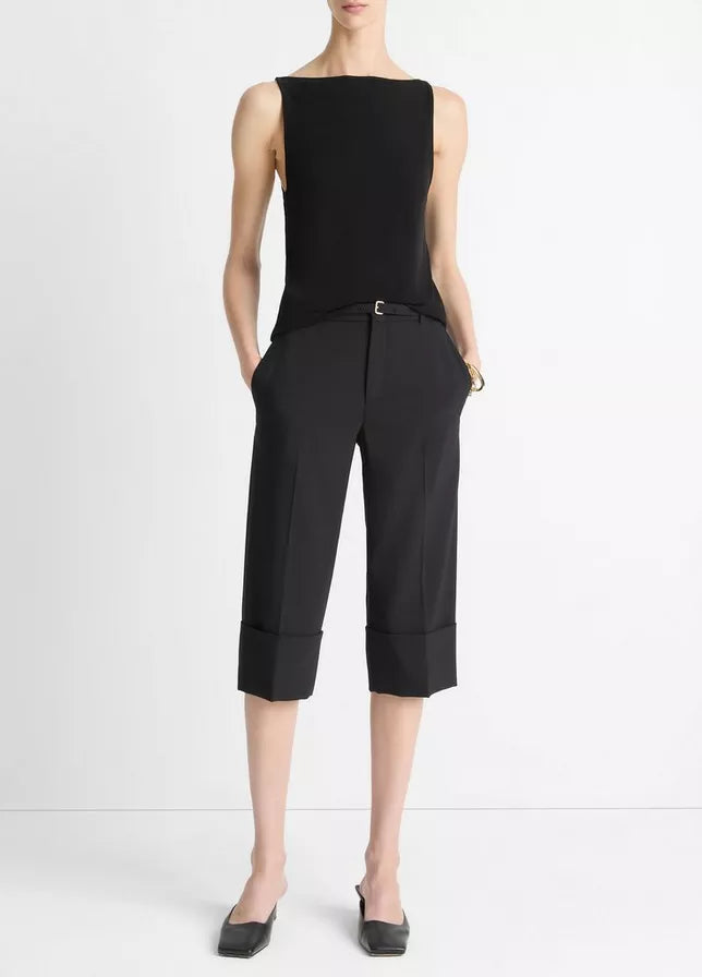 Vince Matte Jersey Boat-Neck Tank