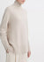Vince Mixed-Gauge Wool-Cashmere Turtleneck Tunic Sweater