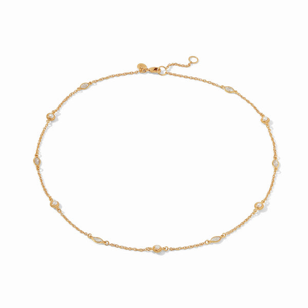 Julie Vos Monaco Delicate Station Necklace - Puritan Cape Cod