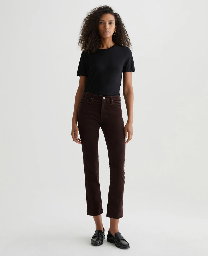 AG Mari Corduroy Mid-Rise Slim Straight