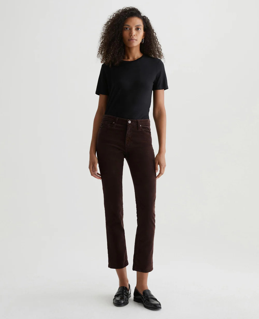 AG Mari Corduroy Mid-Rise Slim Straight