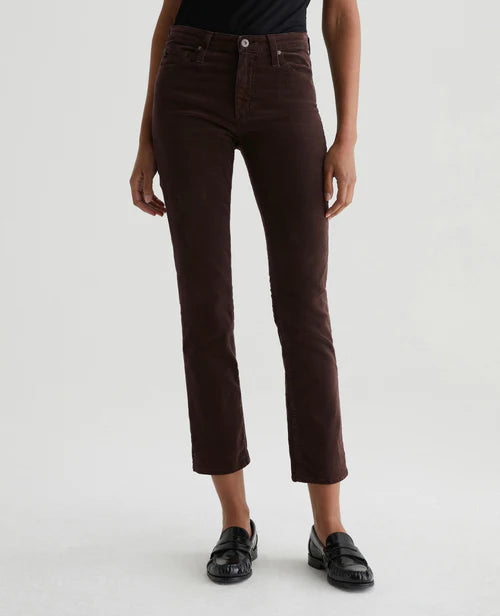 AG Mari Corduroy Mid-Rise Slim Straight