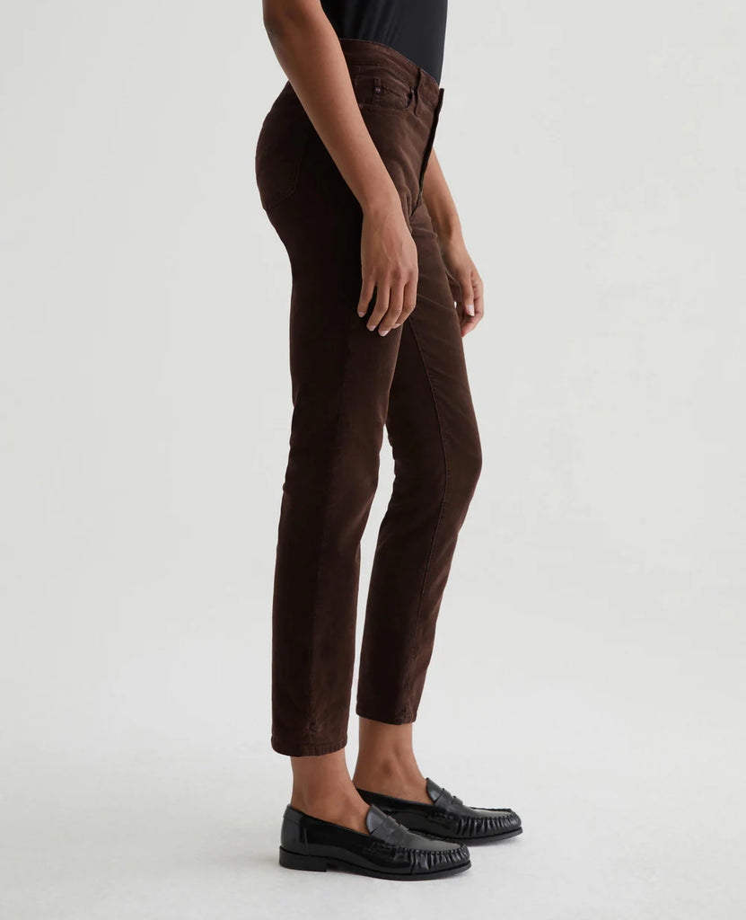 AG Mari Corduroy Mid-Rise Slim Straight