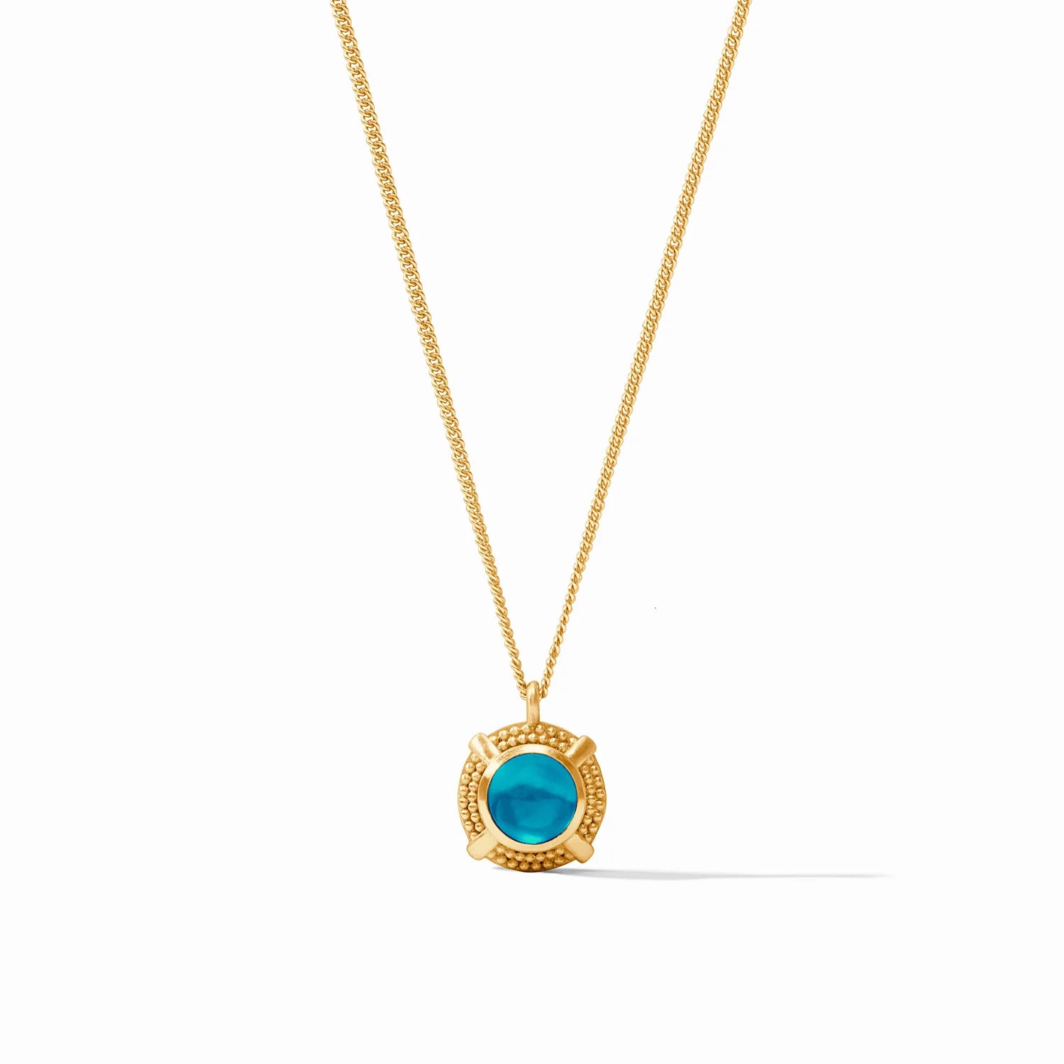 Julie Vos Cabochon Solitaire Necklace