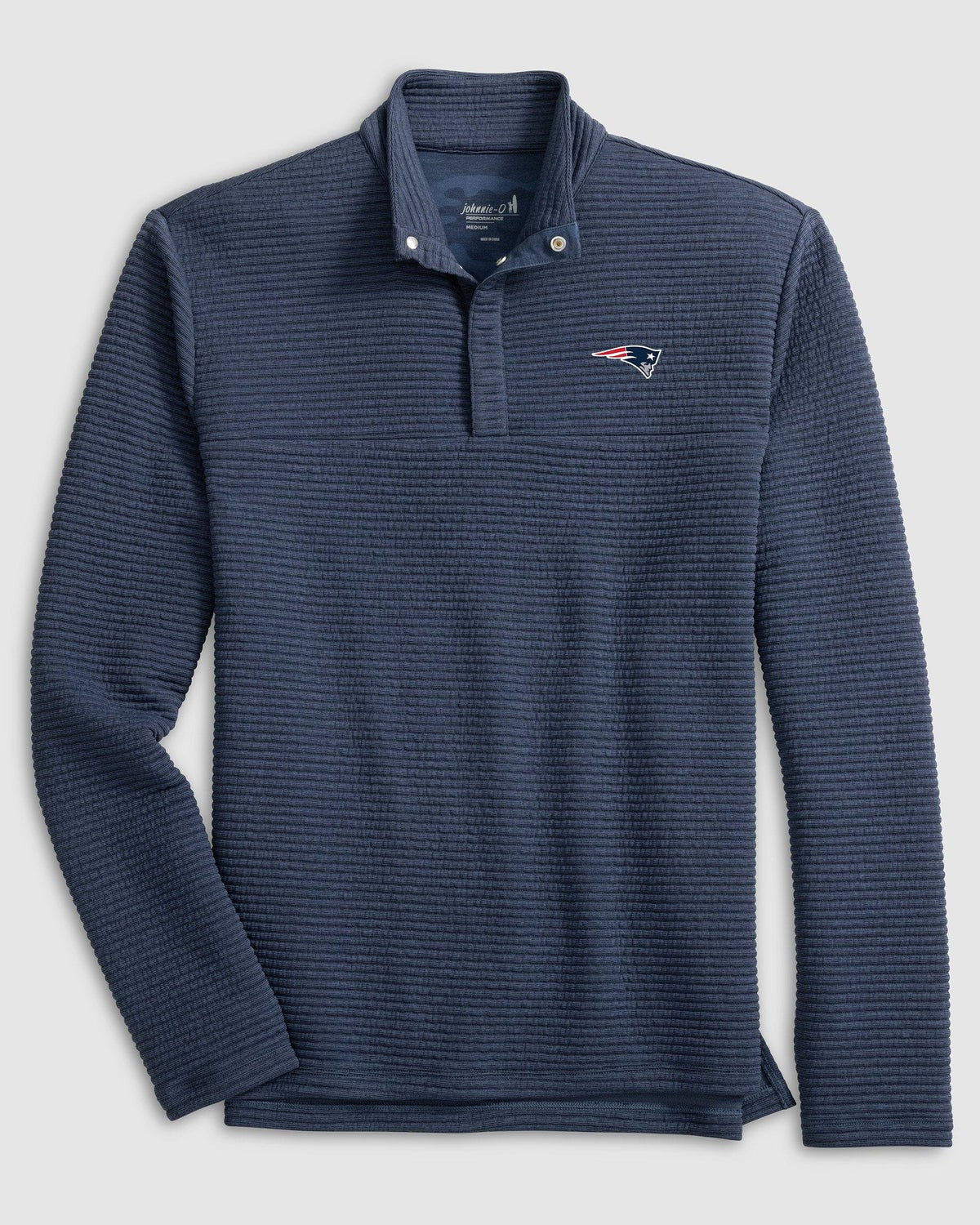 Johnnie-O New England Patriots Benjy Snap 1/4 Zip Pullover