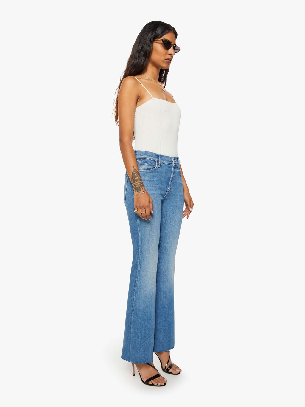 Mother PETITES The Lil Weekender Jean