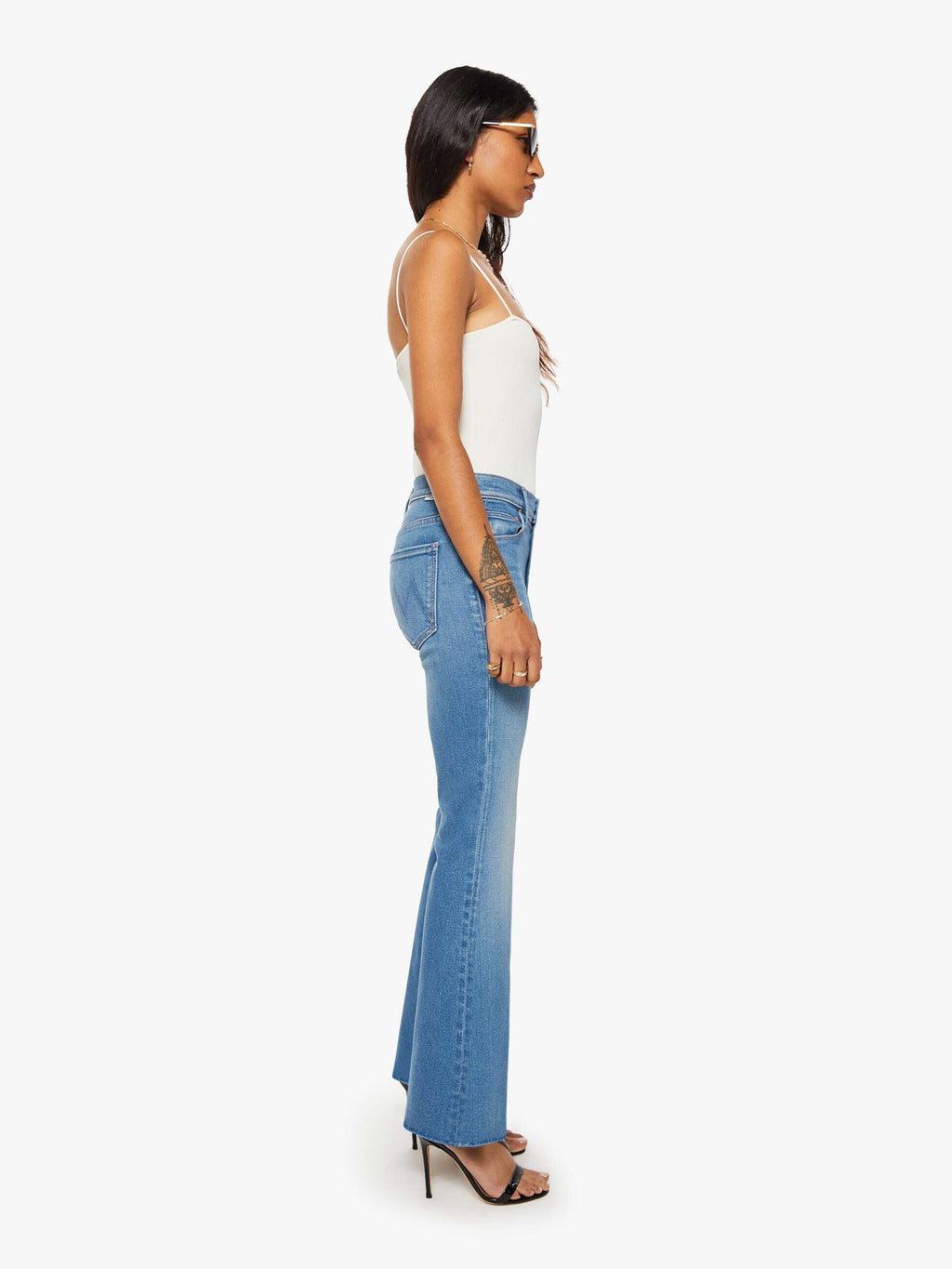 Mother PETITES The Lil Weekender Jean
