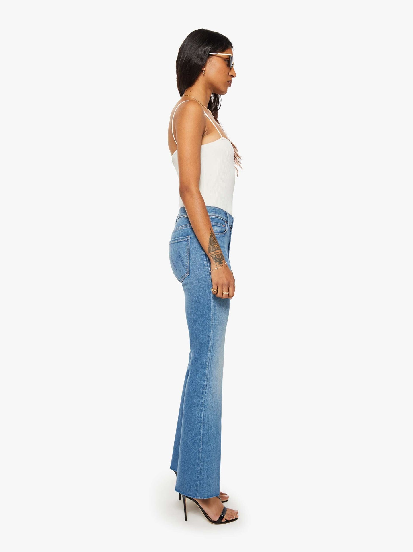 Mother PETITES The Lil Weekender Jean