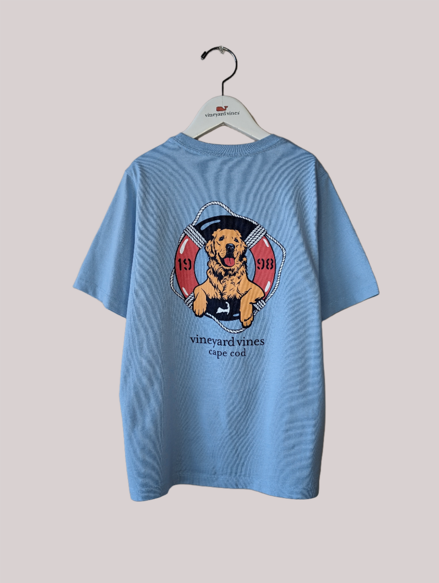Vineyard Vines Cape Cod Kids Life Ring Pup Short-Sleeve Pocket Tee