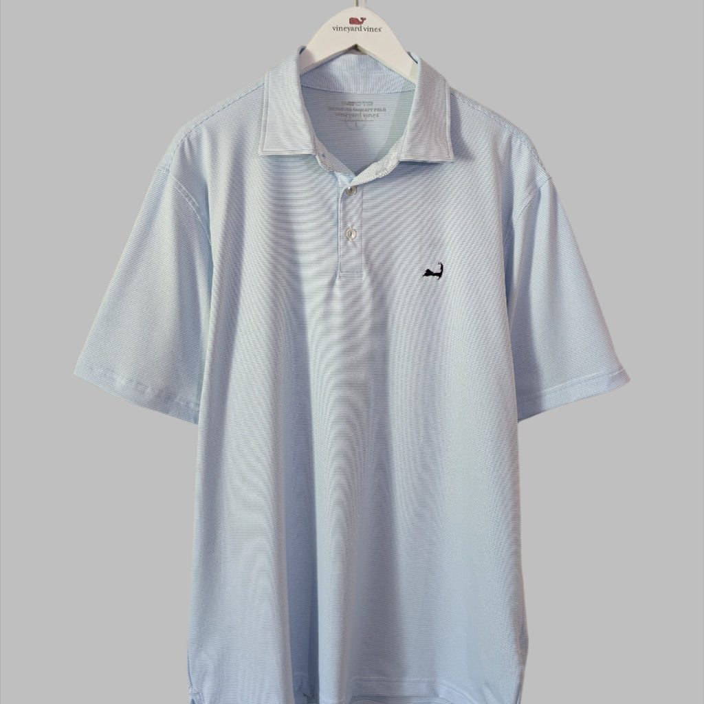 Vineyard Vines Cape Cod Performance Stripe Polo