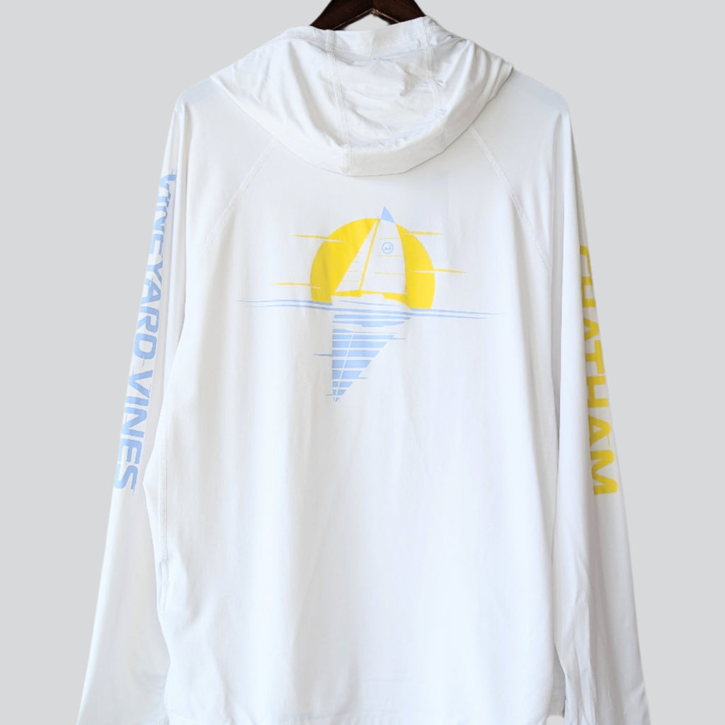 Vineyard Vines Cape Cod Chatham Sailing Long-Sleeve Harbor Performance Hoodie