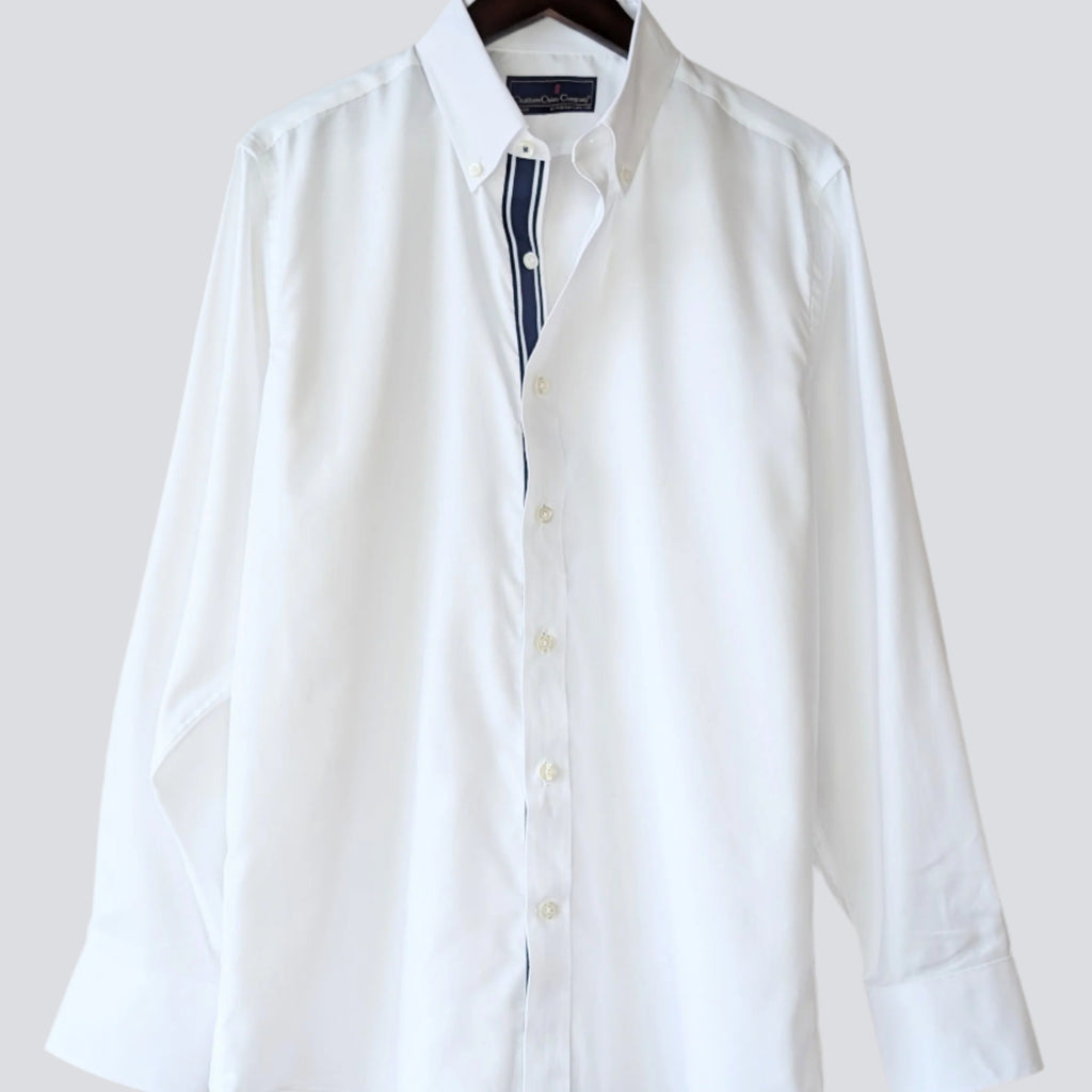 Chatham Chino Bengal Stripe Grosgrain Shirt