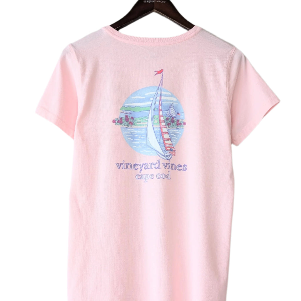 Vineyard Vines Cape Cod Women's Short Sleeve Sailboat Tee