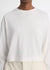 Vince Pima Cotton Long-Sleeve Cropped T-Shirt