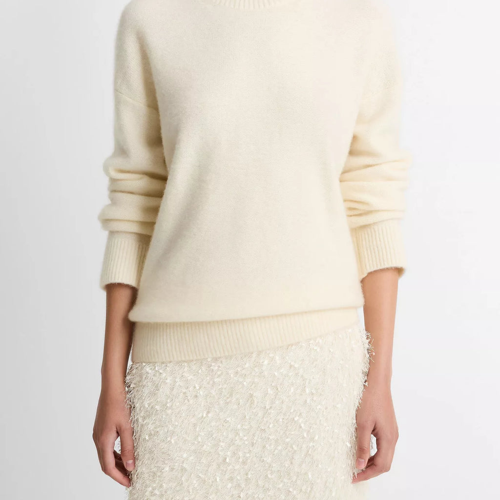Vince Plush Cashmere Crew Neck Sweater