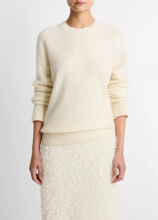 Vince Plush Cashmere Crew Neck Sweater