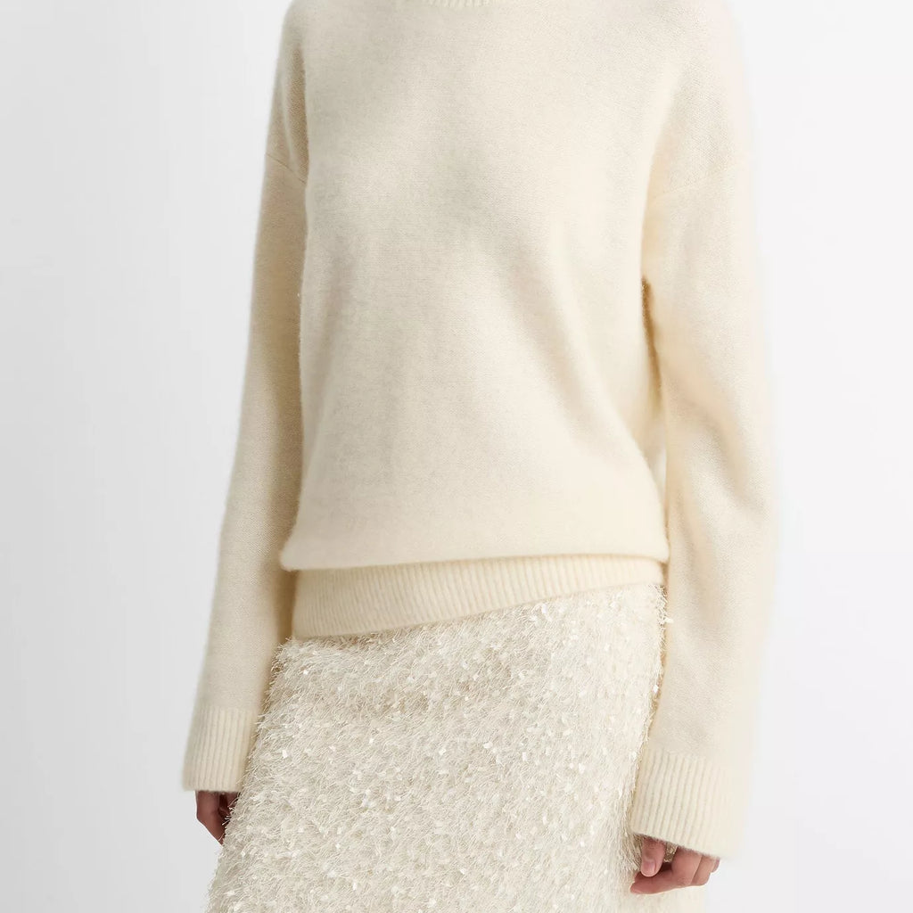 Vince Plush Cashmere Crew Neck Sweater