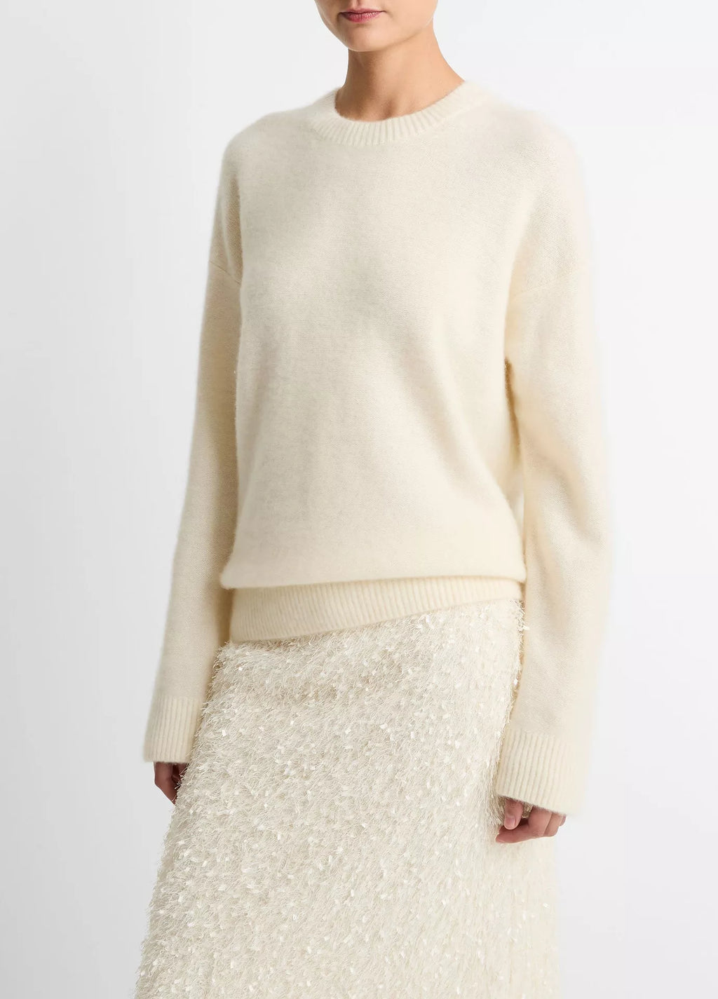 Vince Plush Cashmere Crew Neck Sweater