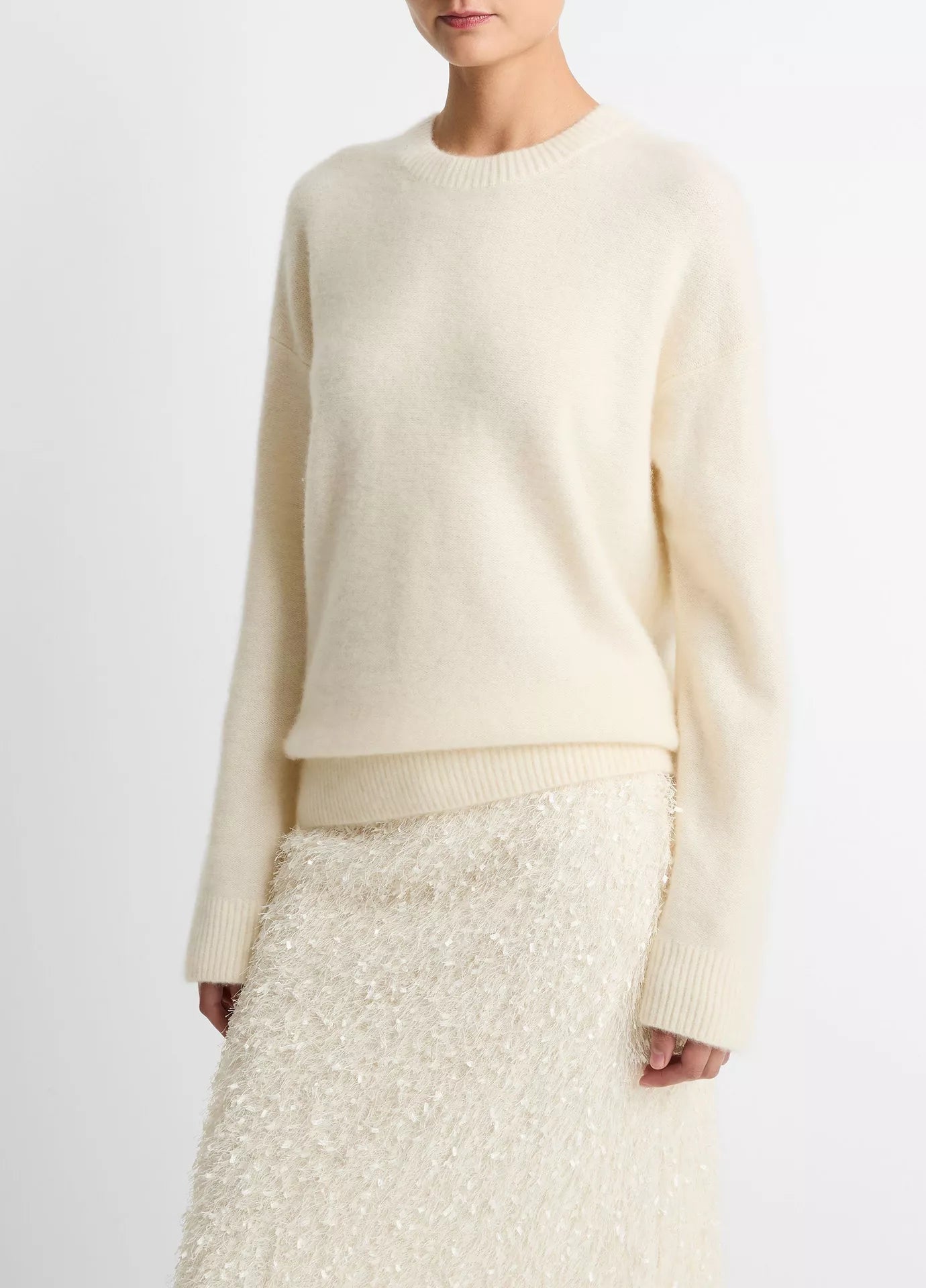 Vince Plush Cashmere Crew Neck Sweater