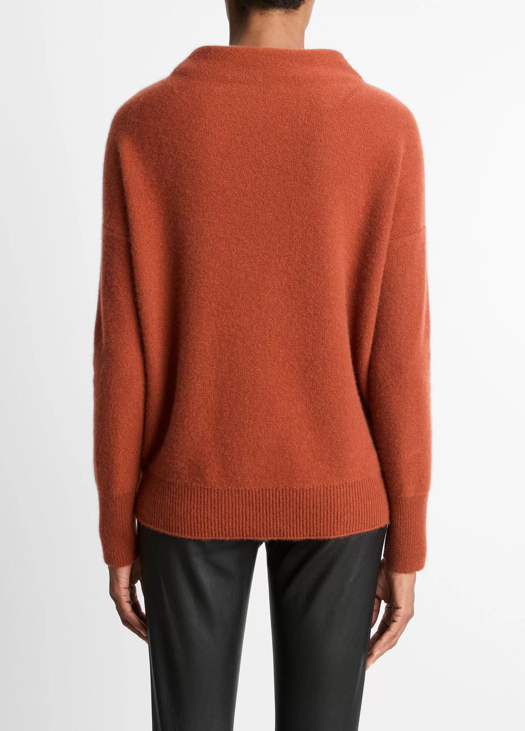 Vince  Plush Cashmere Funnel-Neck Sweater