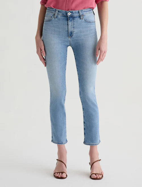 AG Mari Crop Mid-Rise Slim Straight Jean