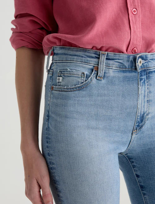 AG Mari Crop Mid-Rise Slim Straight Jean