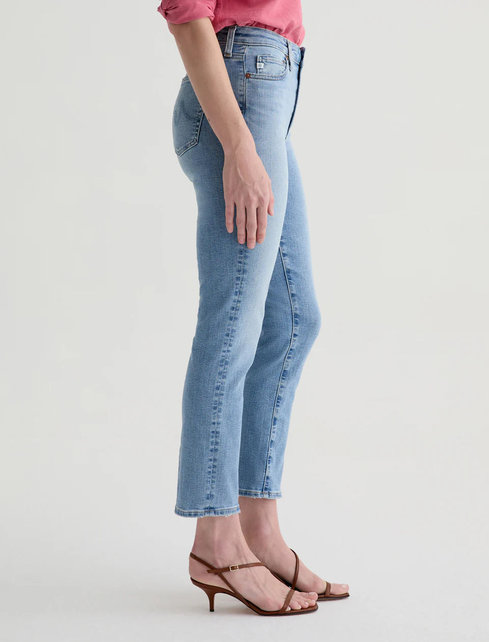 AG Mari Crop Mid-Rise Slim Straight Jean