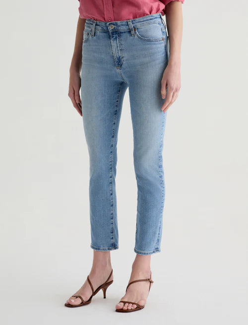AG Mari Crop Mid-Rise Slim Straight Jean