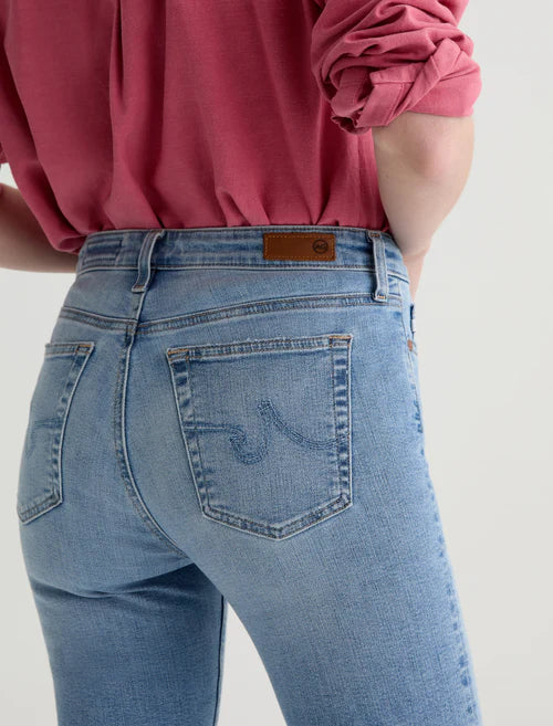 AG Mari Crop Mid-Rise Slim Straight Jean