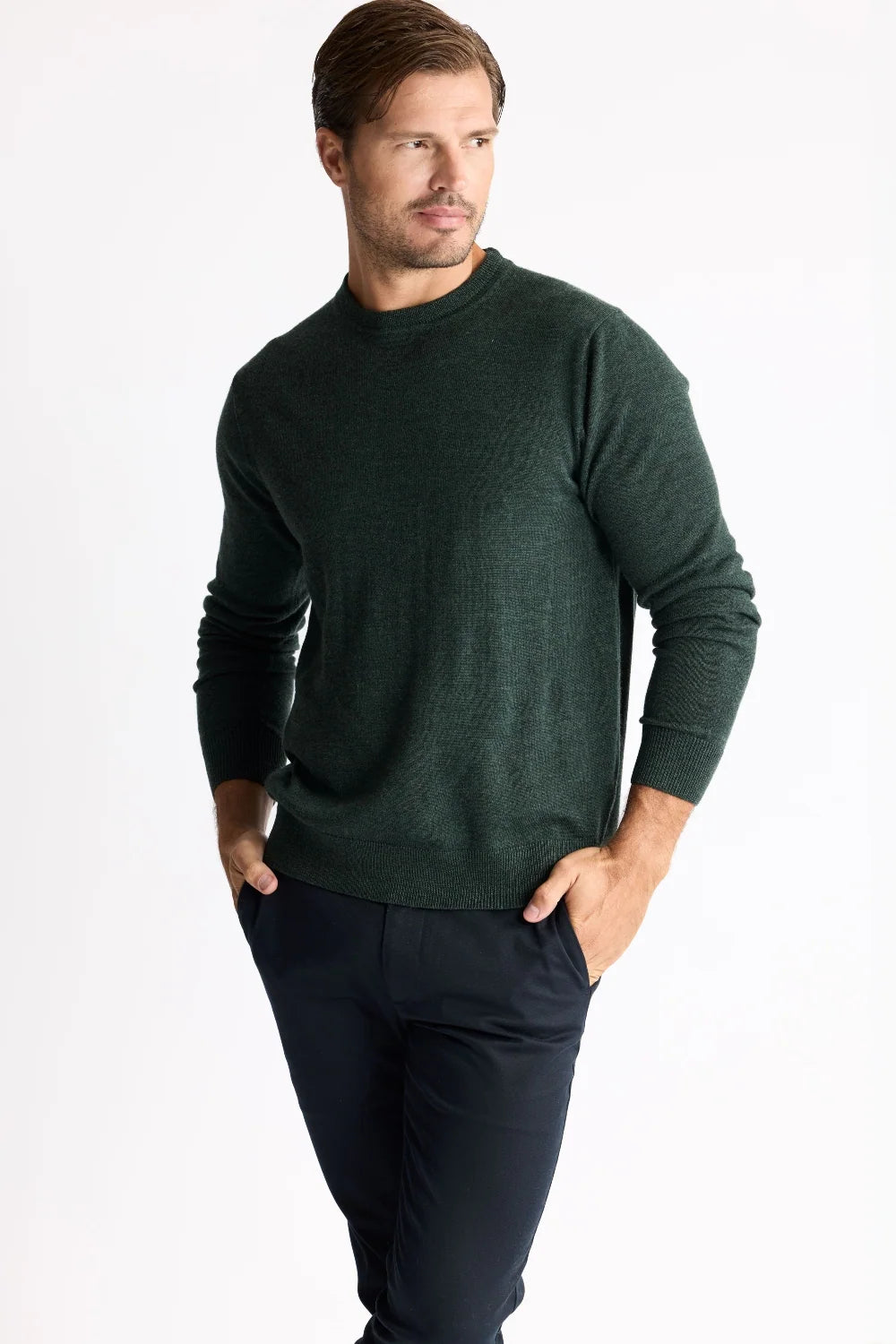 Raffi The Alfie Merino Crew Sweater