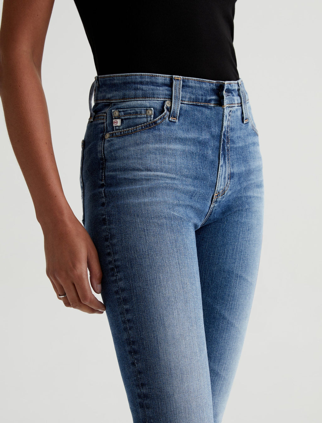 AG Women's Mari High-Rise Slim Straight Leg Jean