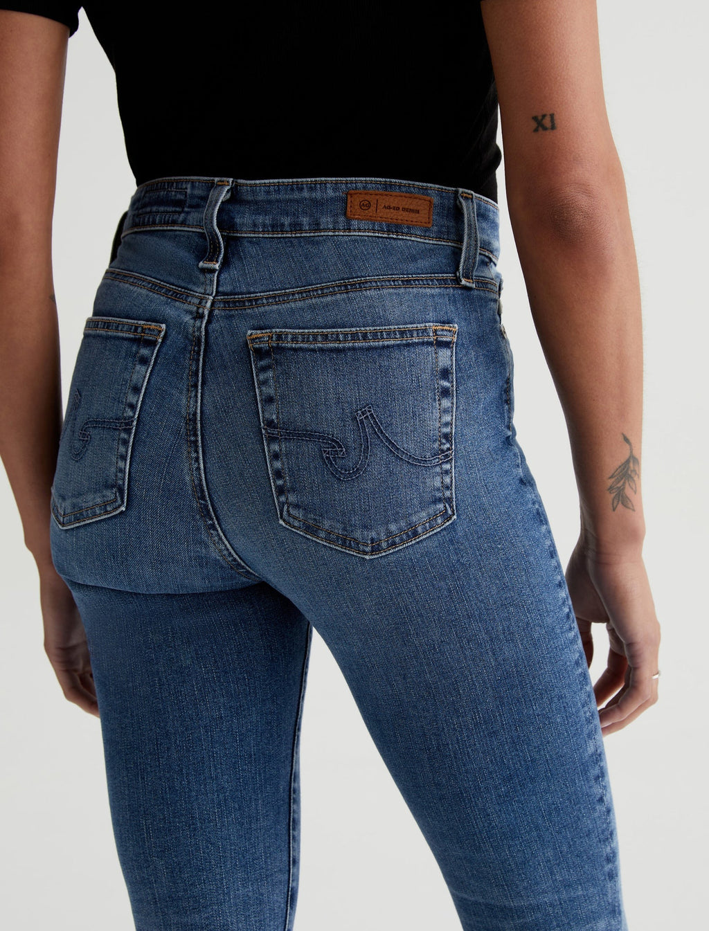 AG Women's Mari High-Rise Slim Straight Leg Jean