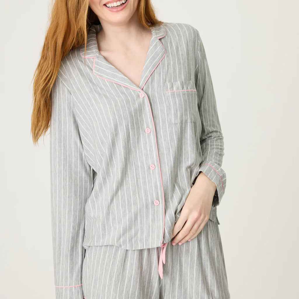 PJ Salvage Lazy Days Long Sleeve Pajama Top