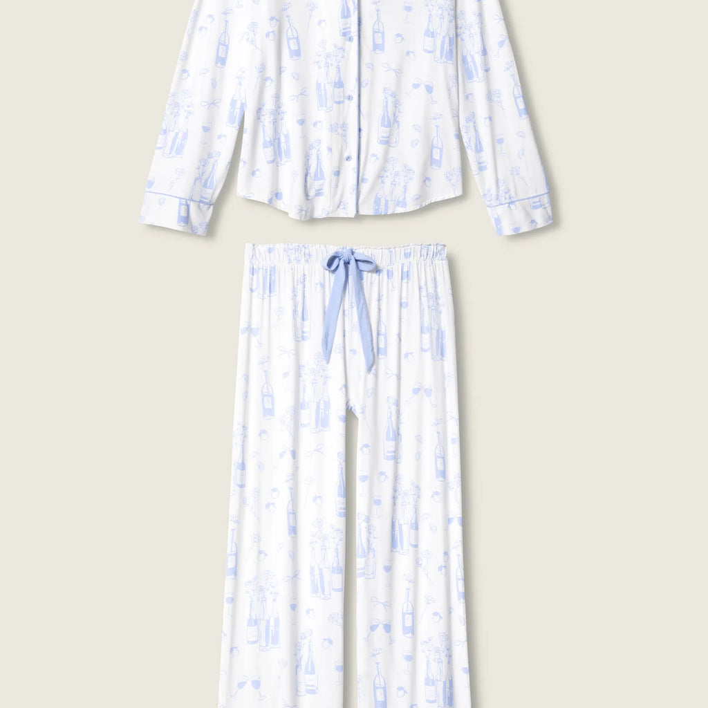 PJ Salvage Parisian Dreams Whimsical Print PJ Set