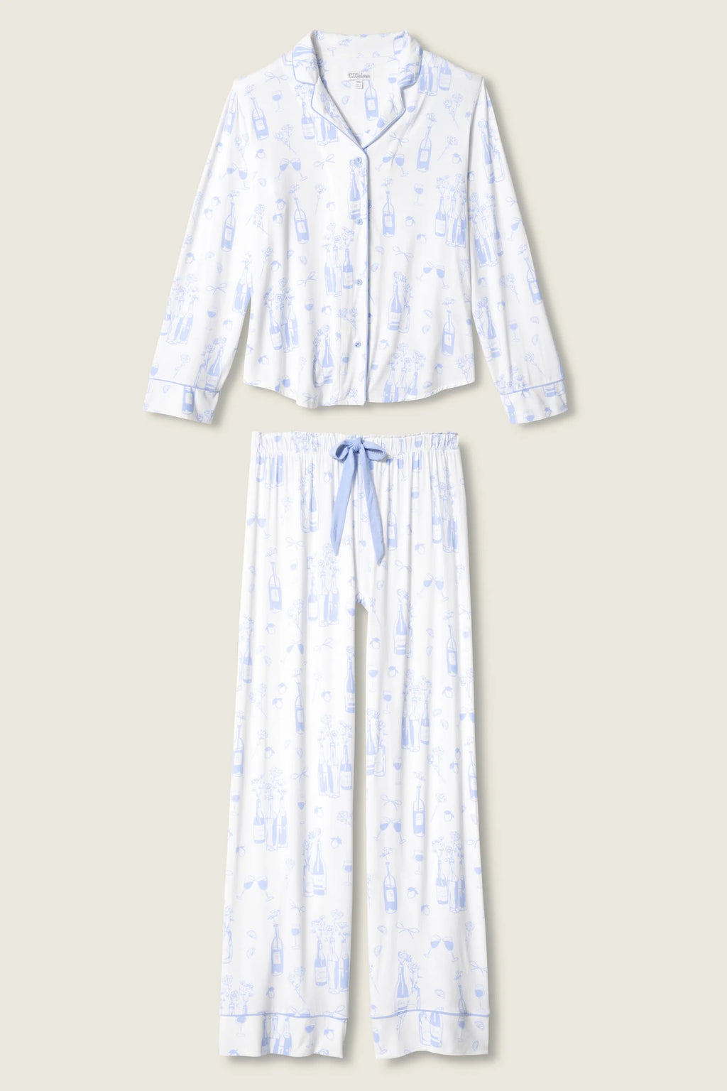 PJ Salvage Parisian Dreams Whimsical Print PJ Set