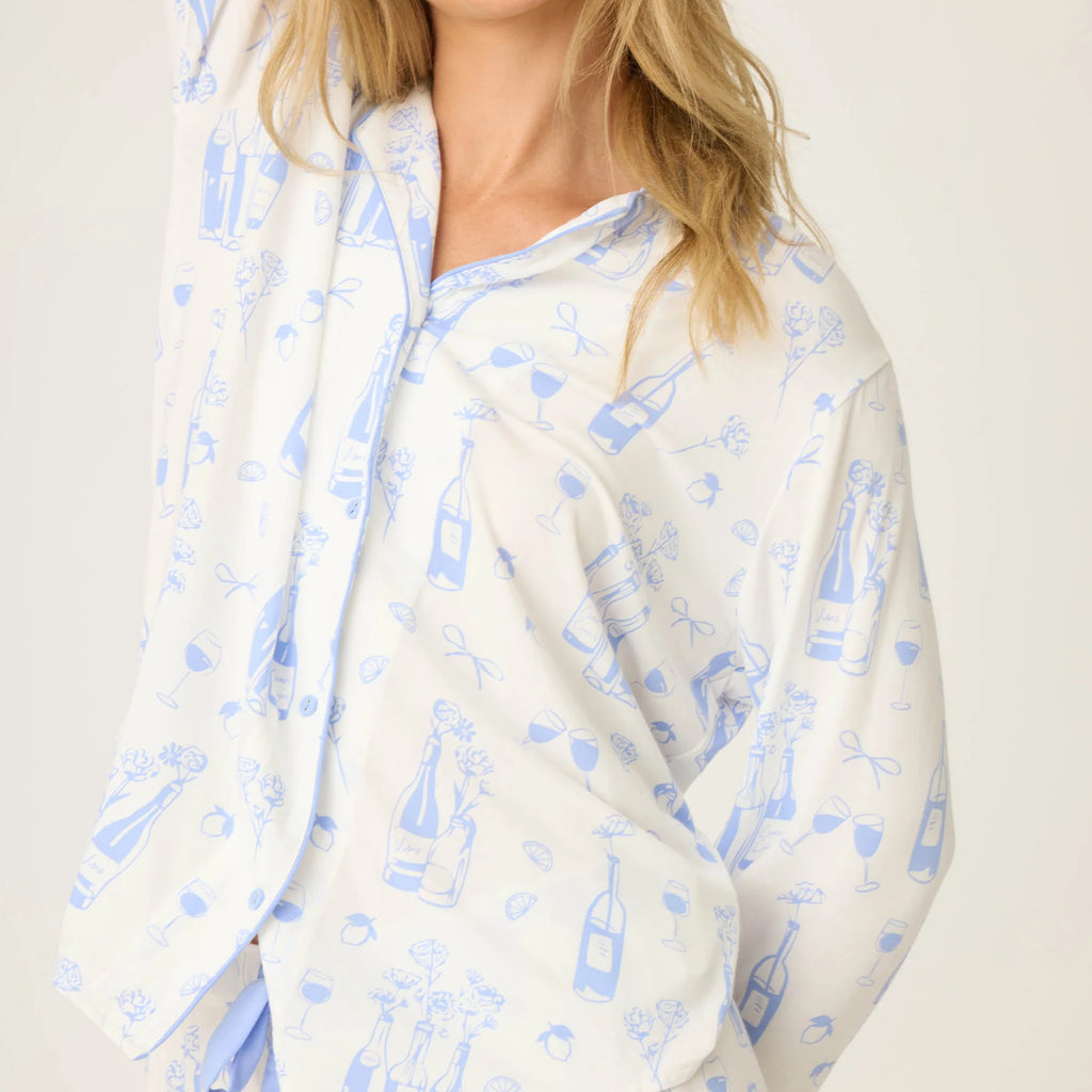 PJ Salvage Parisian Dreams Whimsical Print PJ Set