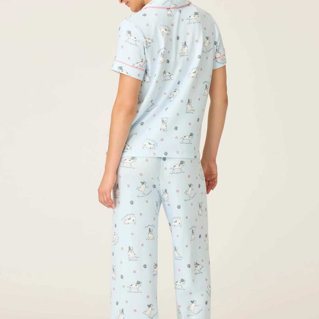 PJ Salvage Paws & Breathe Dog Print 3-Piece PJ Set