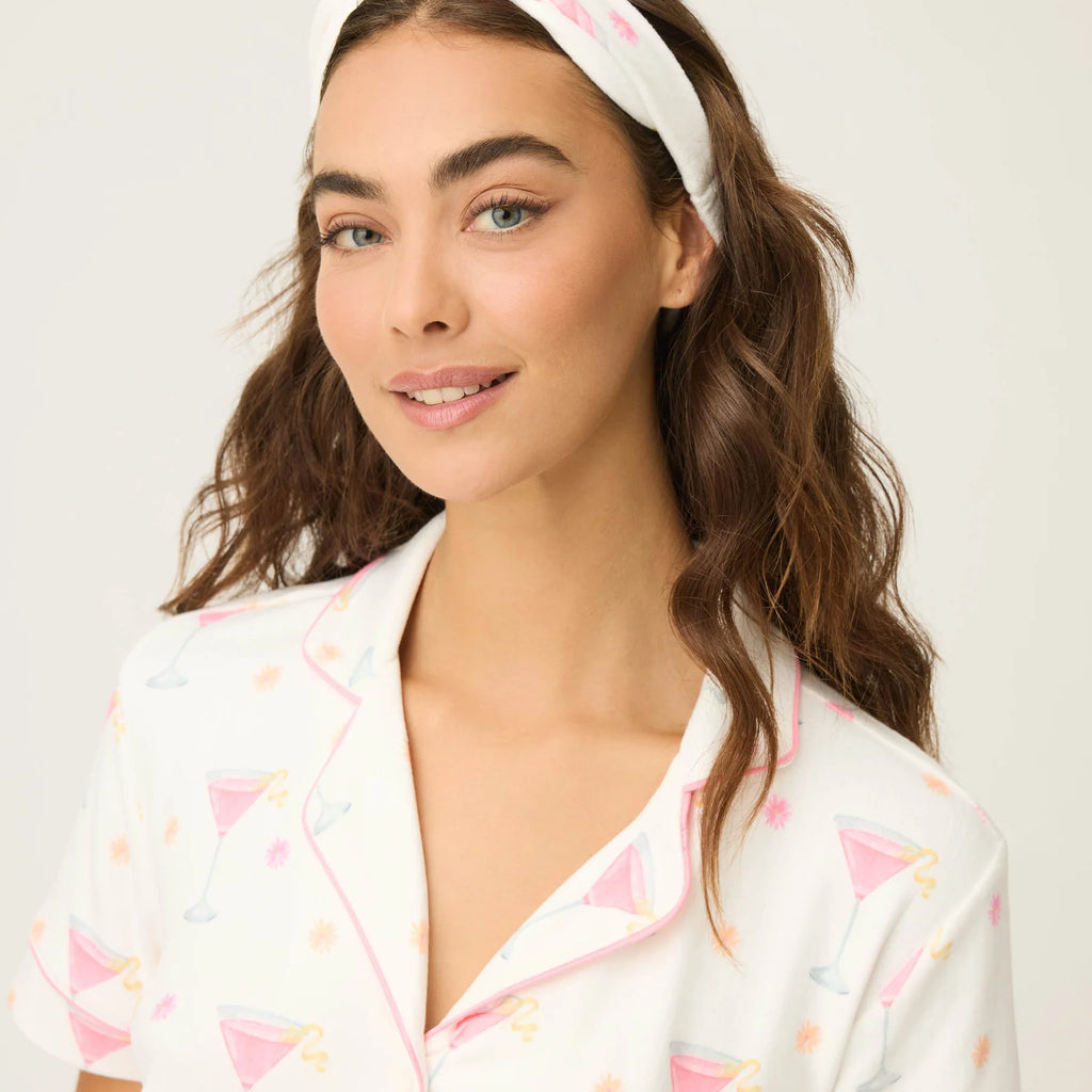 PJ Salvage Tini Time Drinks 3-Piece PJ Set