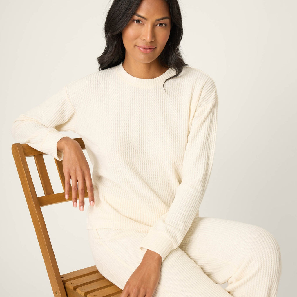 PJ Salvage Fireside Sparkle Natural Lounge Set