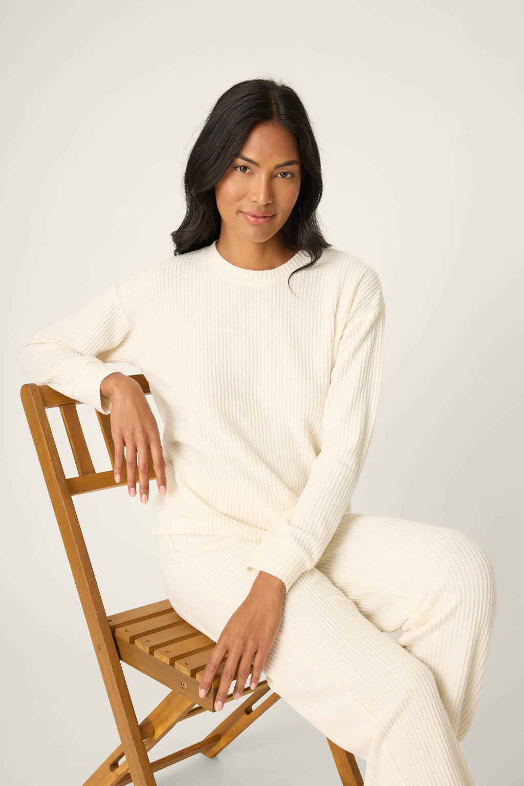 PJ Salvage Fireside Sparkle Natural Lounge Set