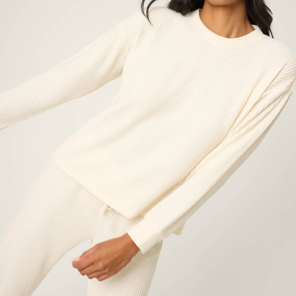 PJ Salvage Fireside Sparkle Natural Lounge Set