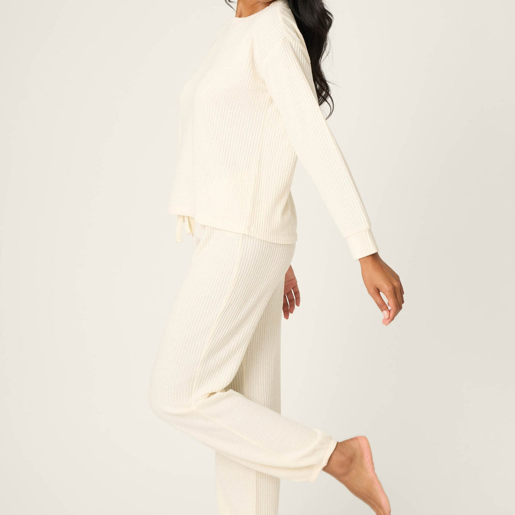 PJ Salvage Fireside Sparkle Natural Lounge Set