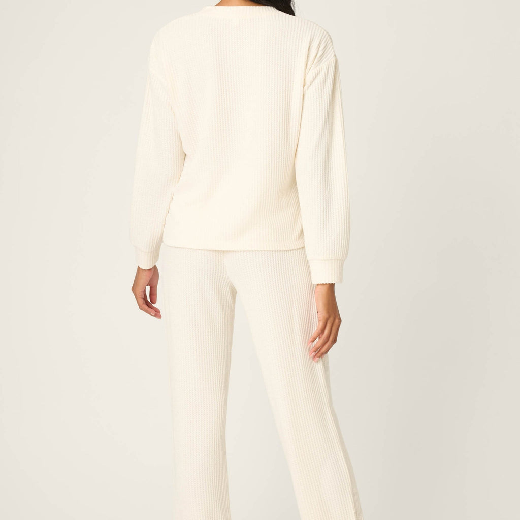 PJ Salvage Fireside Sparkle Natural Lounge Set