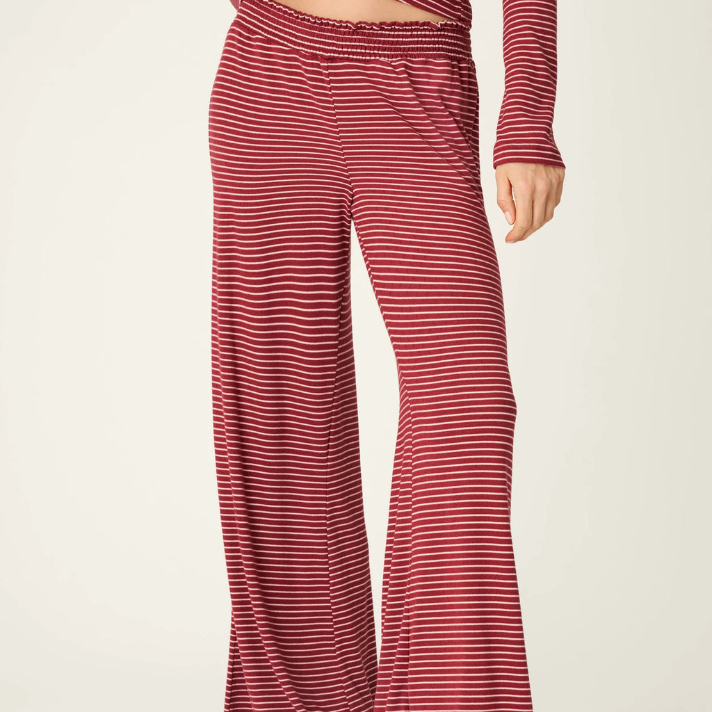 PJ Salvage Pretty Stripes Onyx Pointelle Pajama Pants