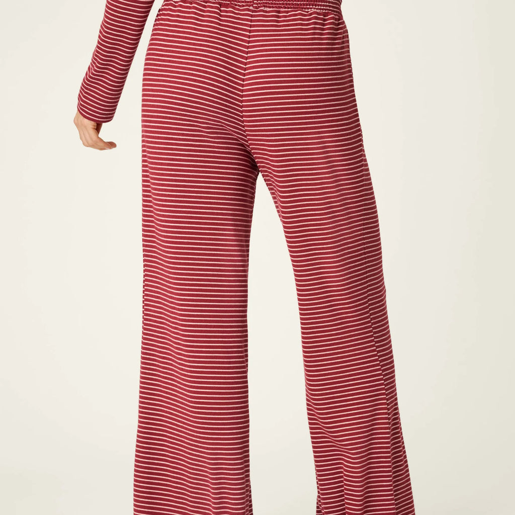 PJ Salvage Pretty Stripes Onyx Pointelle Pajama Pants