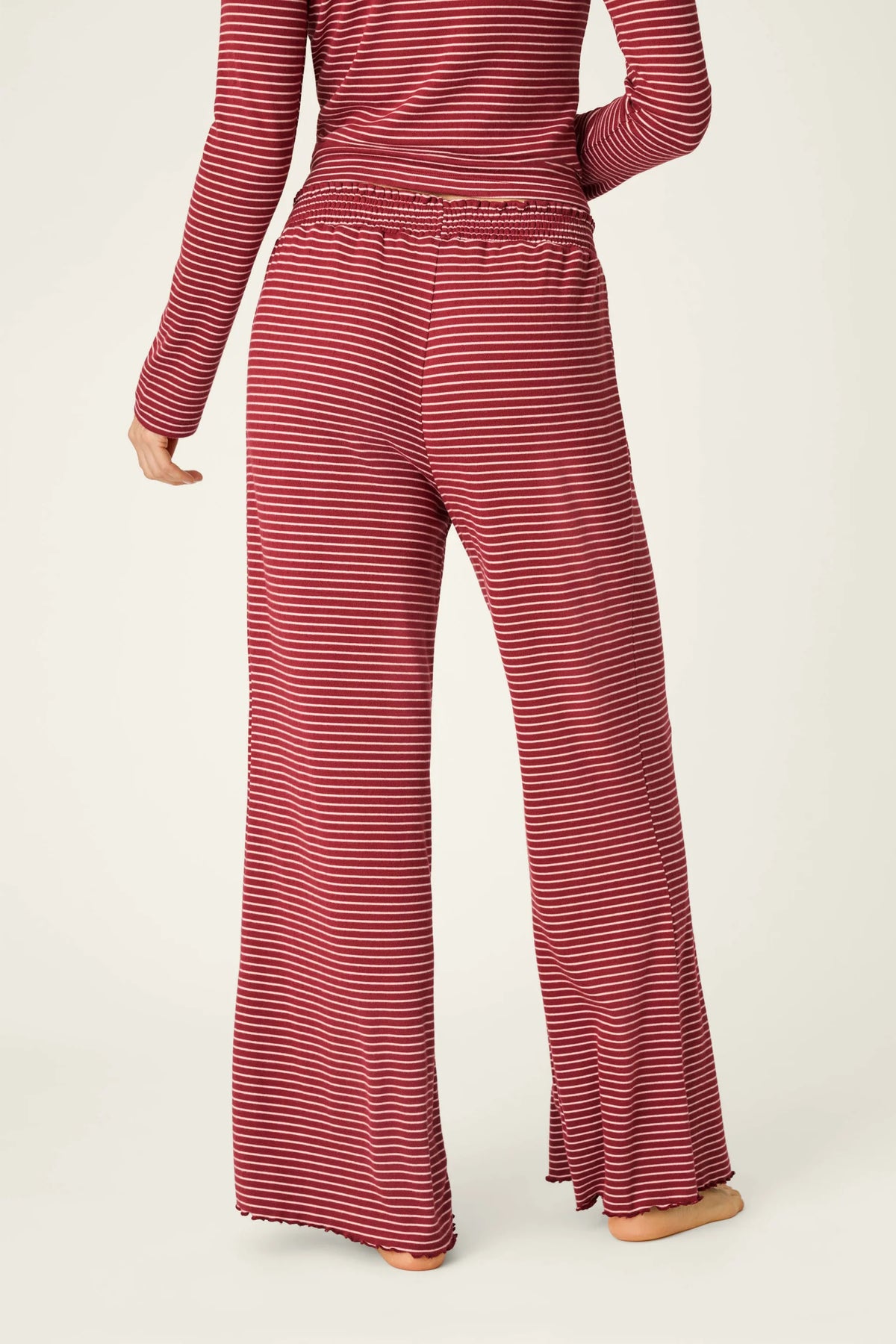 PJ Salvage Pretty Stripes Onyx Pointelle Pajama Pants