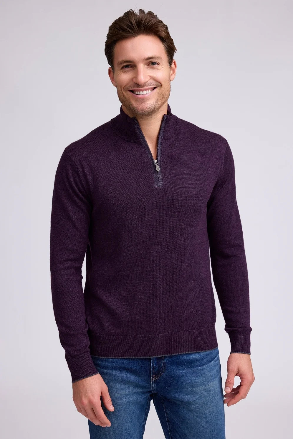 Raffi Extra Fine Merino Wool 1/4 Zip