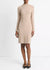 Vince Ribbed Long-Sleeve Short Dress